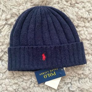 Polo Ralph Lauren Men`s Signature Merino Cuffed Beanie